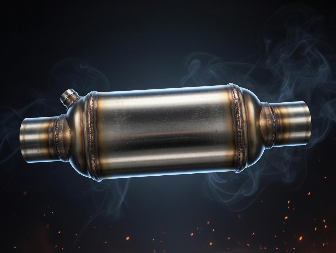 Universal Oval Catalytic Converter High Capacity